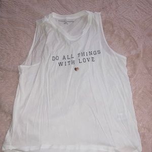 Spiritual gangster white tank